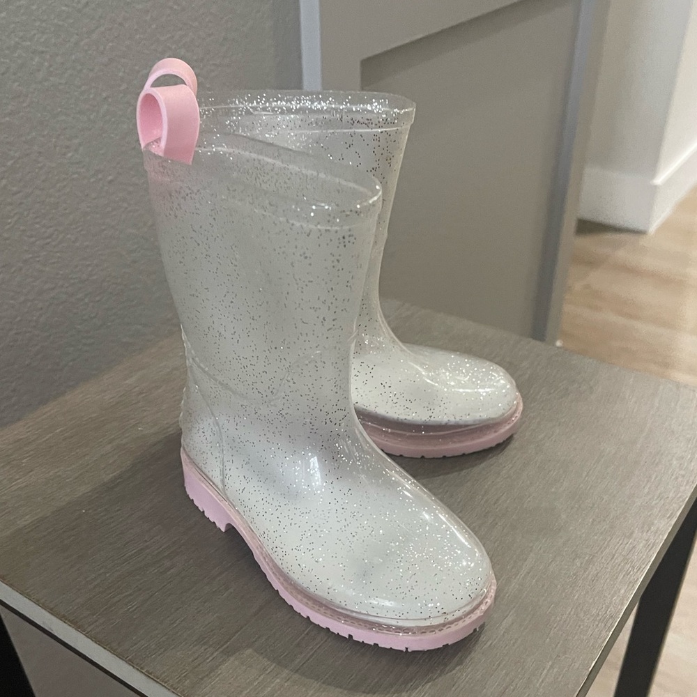 Glitter Toddler Rain Boots